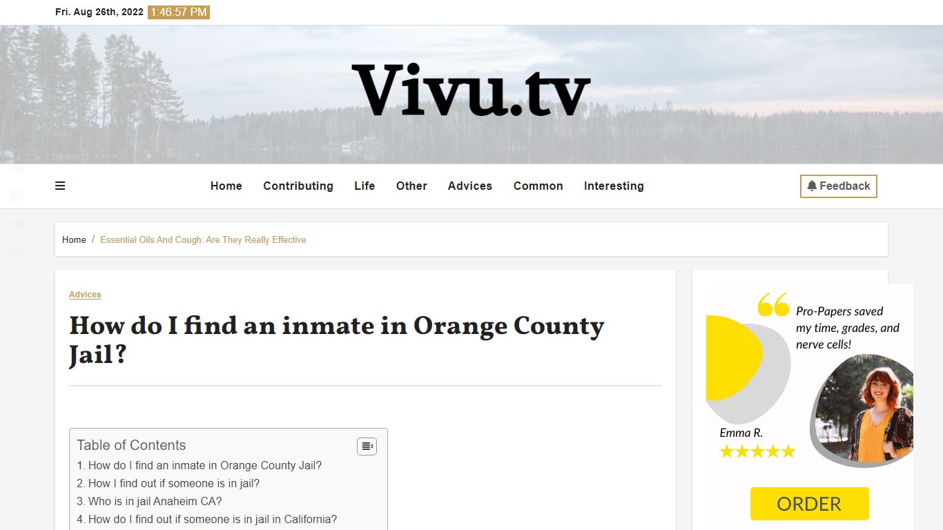 How do I find an inmate in Orange County Jail? – Vivu.tv